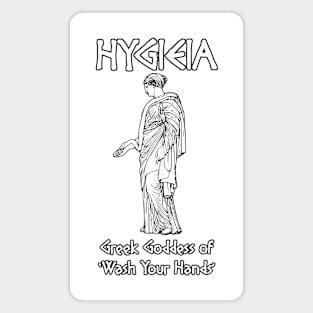 Hygieia, Greek Goddess of 'Wash Your Hands' Magnet